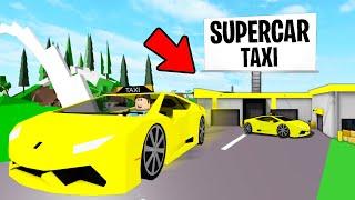 I Opened SUPERCAR TAXI in Brookhaven RP
