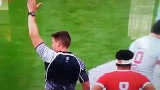 Perry Baker concussion after collision vs Tonga