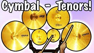 I made a set of TENOR DRUMS out of CYMBALS