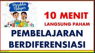 PEMBELAJARAN BERDIFERENSIASI KURUKULUM MERDEKA 10 MENIT DIJAMIN PAHAM PEMBELAJARAN BERDIFERENSIASI