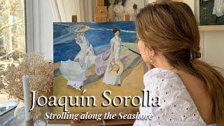 Painting a Master copy of Joaquín Sorolla    Oil painting    Relaxing art vlog