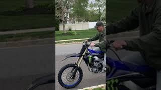 Dad Crashes My New Dirt Bike 2021 YZ-250F