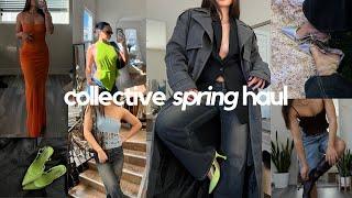 Collective Spring Haul NA-KD UO Renewal Uniqlo Revolve + thrift find