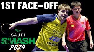 Truls Moregard vs Lin Shidong  First face off in international Stage in Saudi Smash 2024  Review