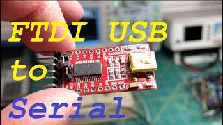 FTDI USB to Serial Adapter Demo