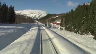 956 Hours Train Journey to the Norwegian Arctic Circle WINTER 1080HD SlowTV