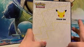 Pokemon 25th Anniversary JUMBO Card Binder and Pikachu Opening