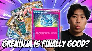 IS THIS THE BEST WAY TO PLAY GRENINJA EX?  CRYSTAL BOX DECK PTCG LIVE GAMEPLAY