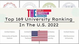 2022Top 169 U.S. University 2022 ｜TIMES World University Ranking 2022