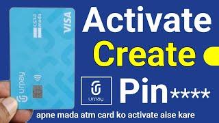 How To Activate Urpay Mada Card  Urpay Mada Atm Card Activate Kaise Kare  Atm Card Activate