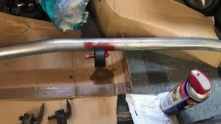 Preparing an Exhaust for Fitting Fiat Panda 4x4 2007