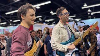 Matteo Mancuso & Cory Wong Jamming Together for the First Time at NAMM 2024 Funky Blues Part One