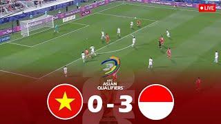 VIETNAM vs INDONESIA  Asian Qualifiers 2026 World Cup  Full Match