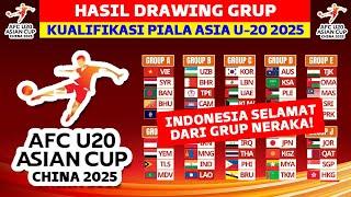 RESMI Hasil Drawing Kualifikasi Piala Asia U20 2025 - Jadwal Kualifikasi Piala Asia U20 2025