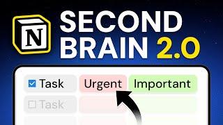 My 2024 Notion Second Brain for Productivity Full Tour