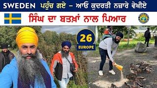 Sweden ਪਹੁੰਚ ਗਏ  ਆਓ ਕੁਦਰਤੀ ਨਜ਼ਾਰੇ ਵੇਖੀਏ  ਸਿੰਘ ਦਾ ਬਤਖ਼ਾਂ ਨਾਲ ਪਿਆਰ - Stockholm - Europe 26