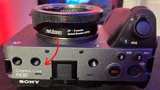 Sony FX30 & Metabones Speedbooster Ultra Review  Test Footage with Sigma Art 24-70 & 18-35