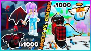 *ЧЕЛЛЕНДЖ* Angels против Demons в Pet Simulator 99 ⭐ОТКРЫВАЕМ 1000 Evil Gift и 1000 Good Gift2024