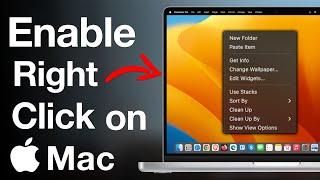 How to Right-Click on Any Mac? Enable and Activate Secondary Click on Any Mac Trackpad  Latest 