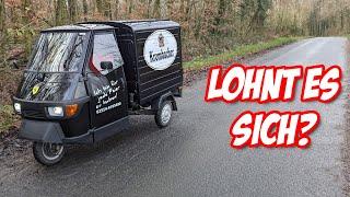 Ich fahre eine Piaggio APE 50  Besser als ein Roller?  Hartriders