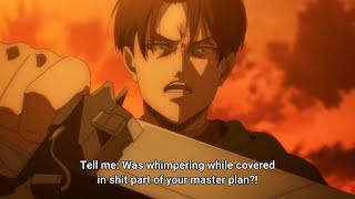 Levi Being Savage Levi Shows Zeke No Mercy  Attack on Titan Season 4