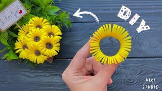 How to make EASY Paper Flowers DIY Paper Craft Gift Ideas
