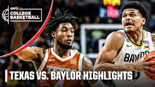 Texas Longhorns vs. Baylor Bears  Full Game Highlights  ESPN College Basketball