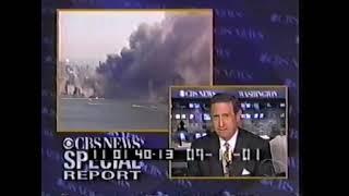 September 11 2001 CBS News Aircheck 1047am-100pm