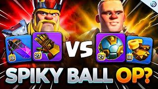 Is SPIKY BALL or RAGE VIAL Stronger with Barbarian King? Clash of Clans Event