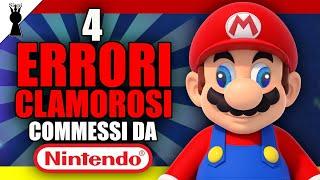 4 ERRORI CLAMOROSI commessi da Nintendo