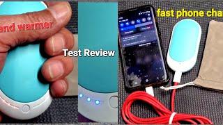 Testing & Reviewing Ocoopa 118s Hand Warmer & Phone Fast Charger