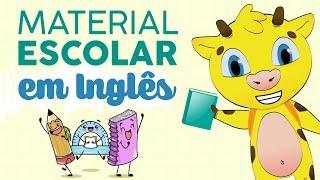 Escola em Inglês  Material escolar em inglês  Materiais escolares em inglês