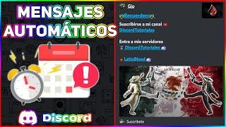 Cómo PROGRAMAR MENSAJES en Discord