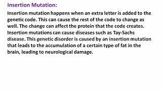 Mutations