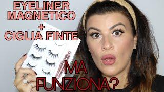 EYELINER MAGNETICO E CIGLIA FINTE TUTORIAL E RECENSIONE.