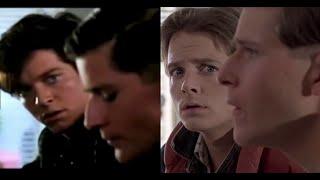 Eric Stoltz vs Michael J. Fox Back to the Future Comparison