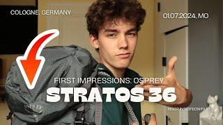 THE BEST HIKING BACKPACK IN 2024??? FOR PHOTOGRAPHERS  Osprey Stratos 36 First Look