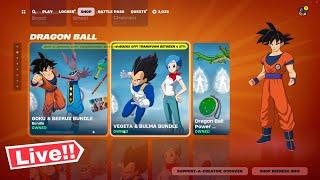  DRAGON BALL *NEW* FORTNITE ITEM SHOP LIVE Today Fortnite Shorts