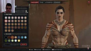 Diablo IV Barbarian Character Customization And Gameplay Level 1-5