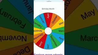 Part 1 #wheelspin #spinthewheel #guessinggame #birthdaymonth #youtubeshorts #shorts #fyp #dontflop