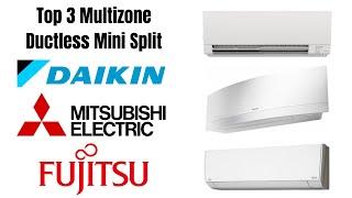 Top 3 High Wall Multizone Ductless Mini Split Systems