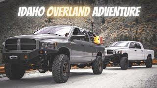 Idaho Overland Adventure  2 Full Size Ram Cummins Rigs  Camp  Cook  Fish