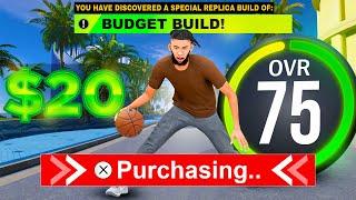 WHAT A $20 BUDGET BUILD LOOKS LIKE ON NBA 2K24  BEST BUDGET POINT GUARD ISO BUILD NBA 2K24