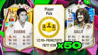 50x 90+ ICON PLAYER PICKS  FIFA 23 Ultimate Team