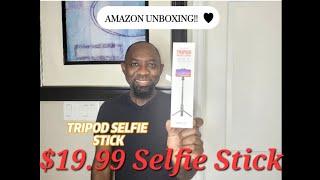 How To Set Up Bluetooth Selfie Stick Unboxing Video Bluetooth Tripod Selfie Stick Tutorial
