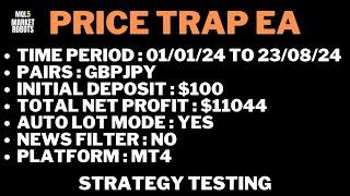 Price Trap EA MT4 Forex Expert Advisor Strategy Testing  mql5 market robots