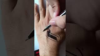 Beautiful Tattoo Letters by Pen  tattoo design