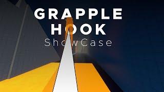 Ultra smooth first person Grapple Hook showcase  Unity C# #unity #coding
