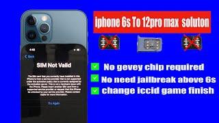 Free Sim Not Valid solution above iOS version 14.0