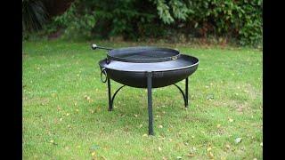 Kadai Fire Bowl with BBQ Swing Arm